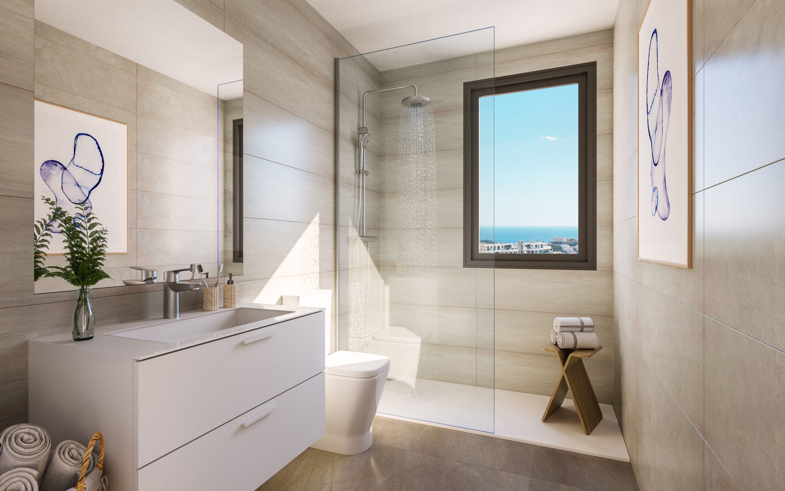 Alya Mijas – Interior – Bathroom – L-R